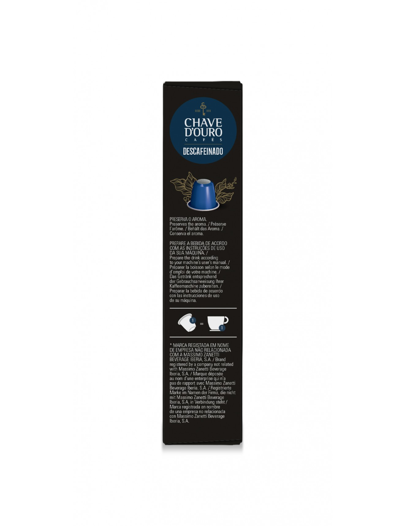 Chave D'Ouro - Cápsulas compatíveis...